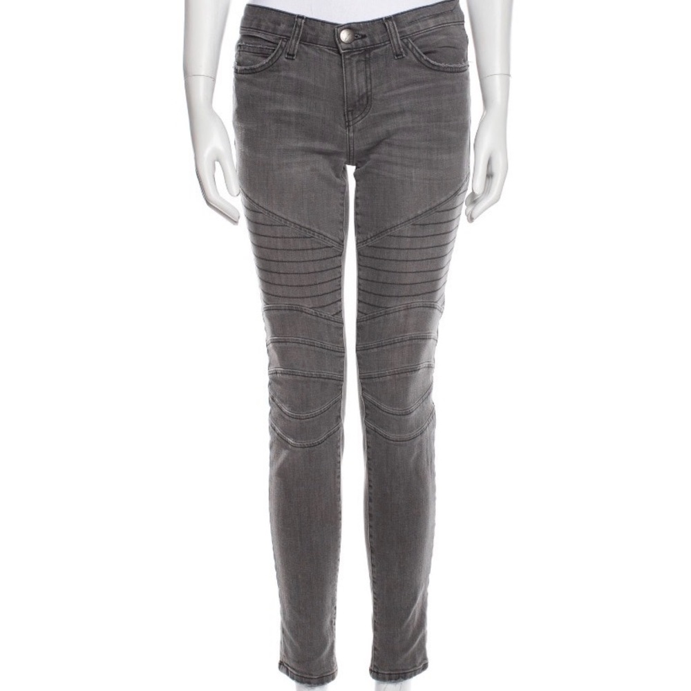 Current/Elliott Gray Moto Jeans - Size US Small